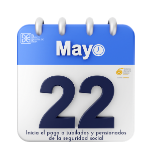 Imagen relacionada con la noticia :Calendario de pago a jubilados y pensionados de la seguridad social
